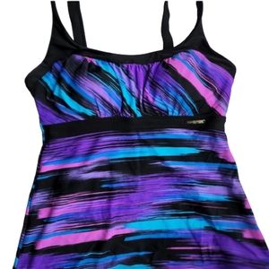 Womens Swimsuit Top Multi Colored Size Medium